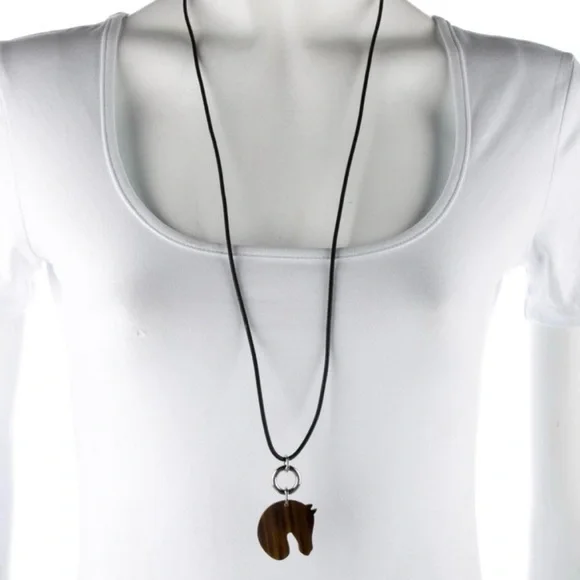 Hermès Cord & Horn Horse
Pendant Necklace - Picture 7 of 9